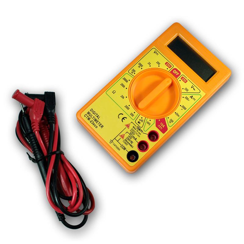 Digital-Multimeter "CTM-23 eco", Spannungsprüfer mit Prüfkabel