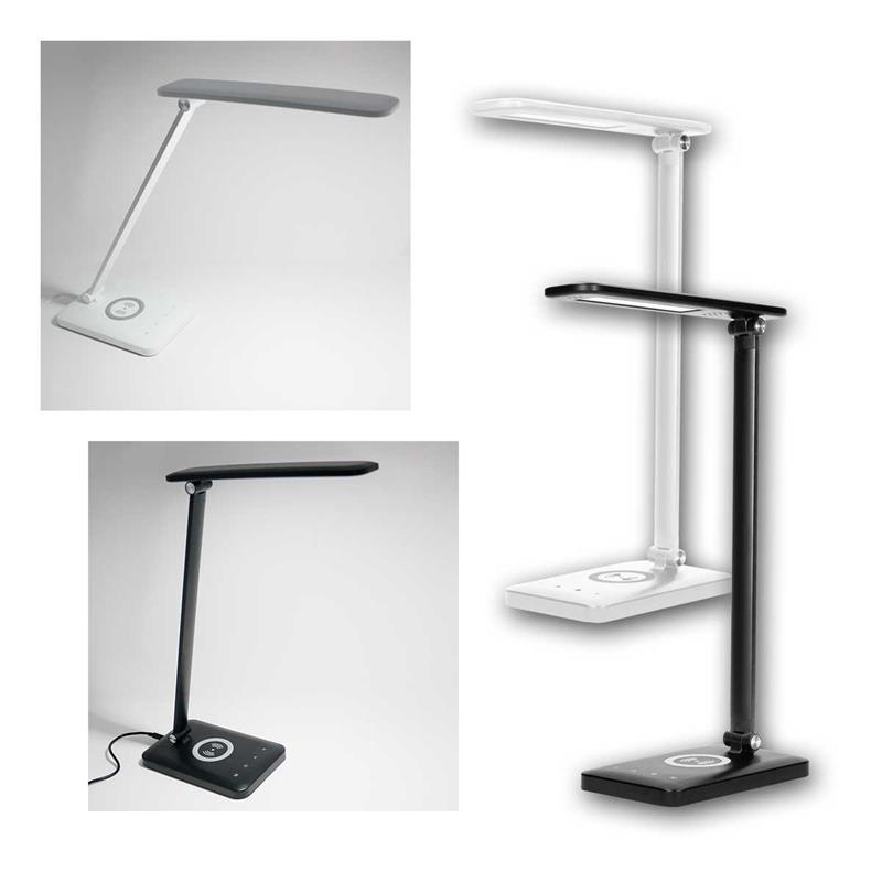 LED Tischleuchte "WRLE", Touchsteuerung & Qi-Ladefunktion