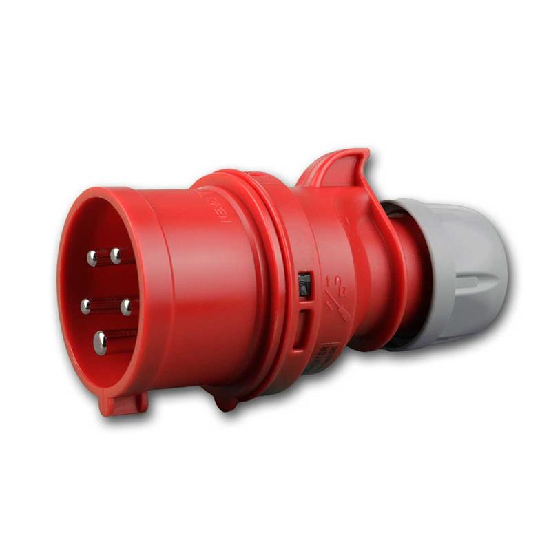 CEE Stecker mit Phasenwandler, Starkstrom-Stecker, 400V/32A