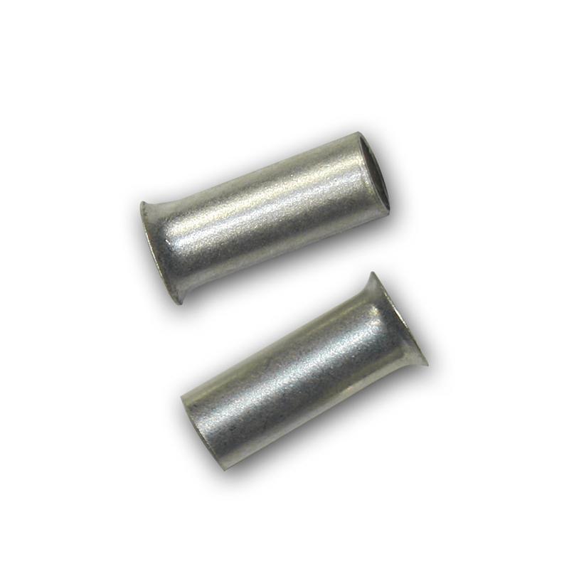 Aderendhülsen-Set 100-teilig, unisoliert versilbert, 2,5mm²  Aderendhülsen-Set 100-teilig, unisoliert versilbert, 2,5mm²