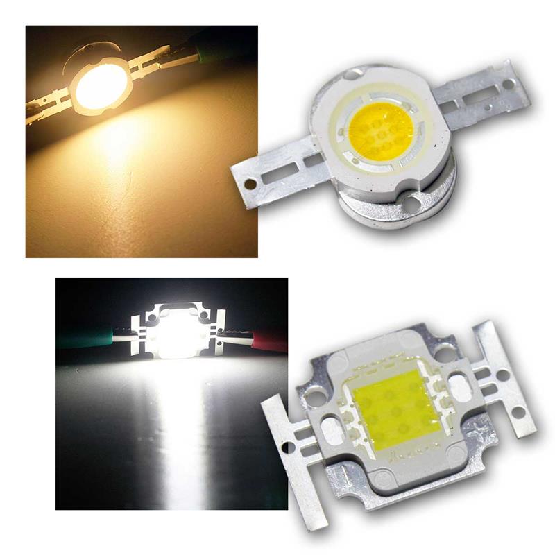 Hochleistungs LED Chip "Round" und "Square", 10W Dioden