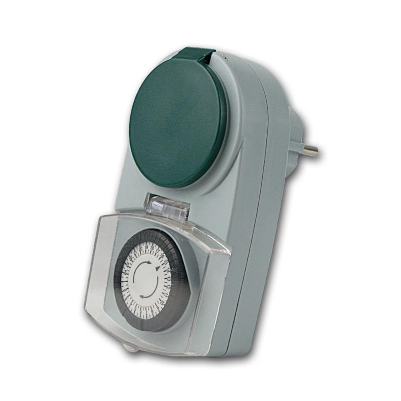Analoge Außen-Zeitschaltuhr, 24h Tagesprogramme, 3500W
