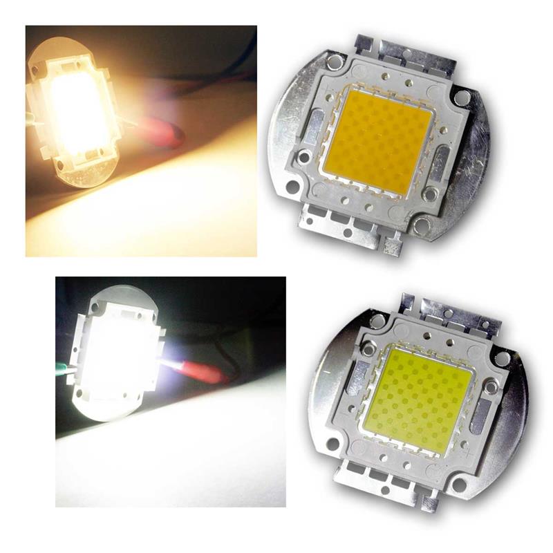 50W HP LED Chip "Square", superhell, 120°, 1750mA, 4500lm