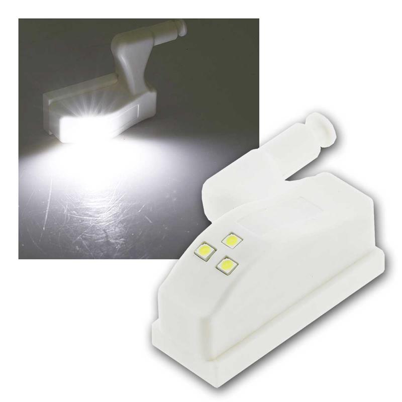 LED Schranklicht, kaltweiß, mit Drucksensor, Batteriebetrieb
