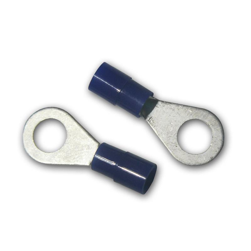 100-teiliges Set Ringkabelschuhe, M6 Ring, blau, für 1,5-2,5 100-teiliges Set Ringkabelschuhe, M6 Ring, blau, für 1,5-2,5