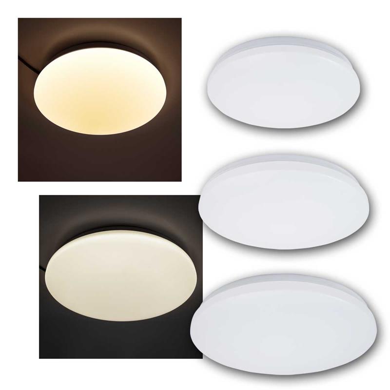 LED Wohnraumleuchte "ILLUMI", flach, Wand & Deckenmontage