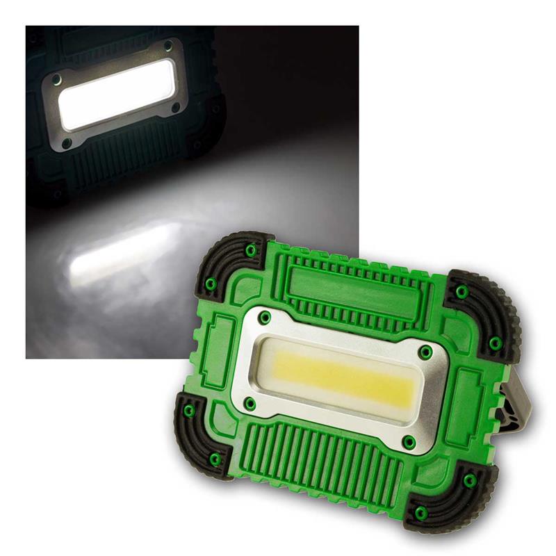 LED Akku Strahler "CT-MB5", 16W, 2-stufig, kaltweiß, USB-C