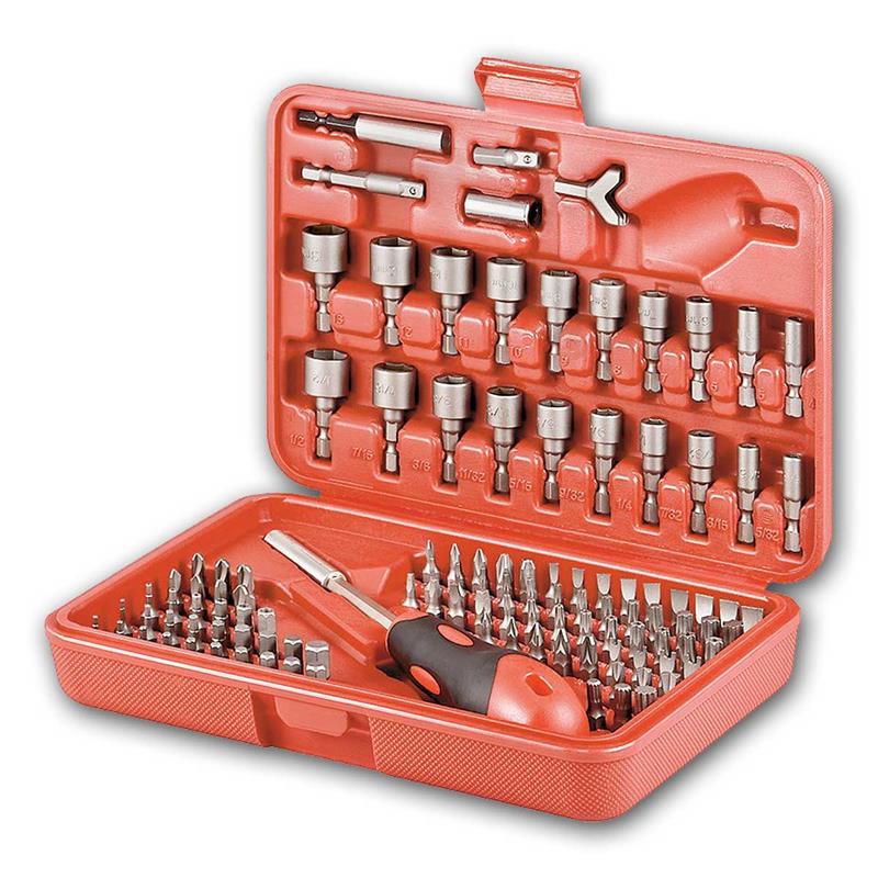 113-tlg.Universal Bitsatz, Schraubendreher-Set, Werkzeug-Set
