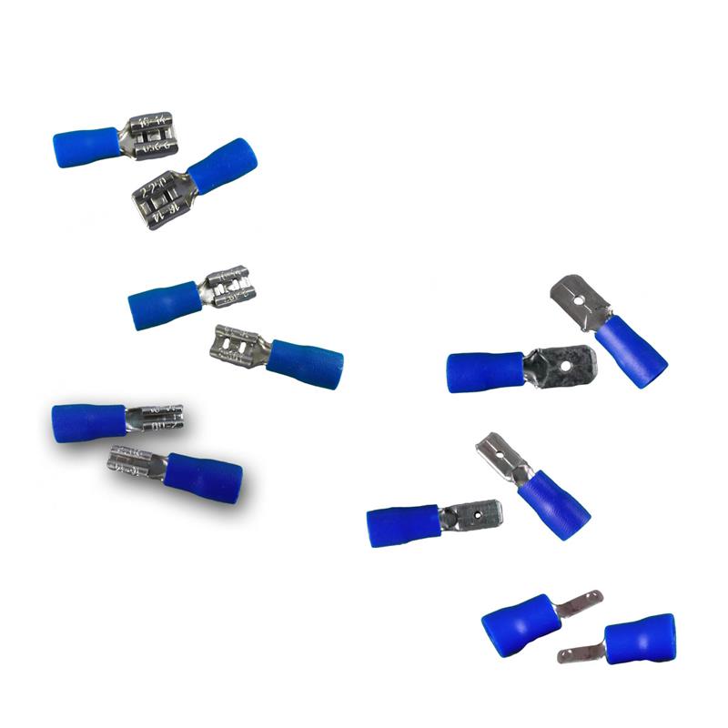 Flachstecker & Steckhülsen, 1,5-2,5mm², blau, Steckverbinder