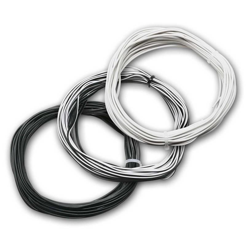 Kabellitze 10m, Schaltlitze, Kupferlitze 2x0,14mm², 2-adrig Litze