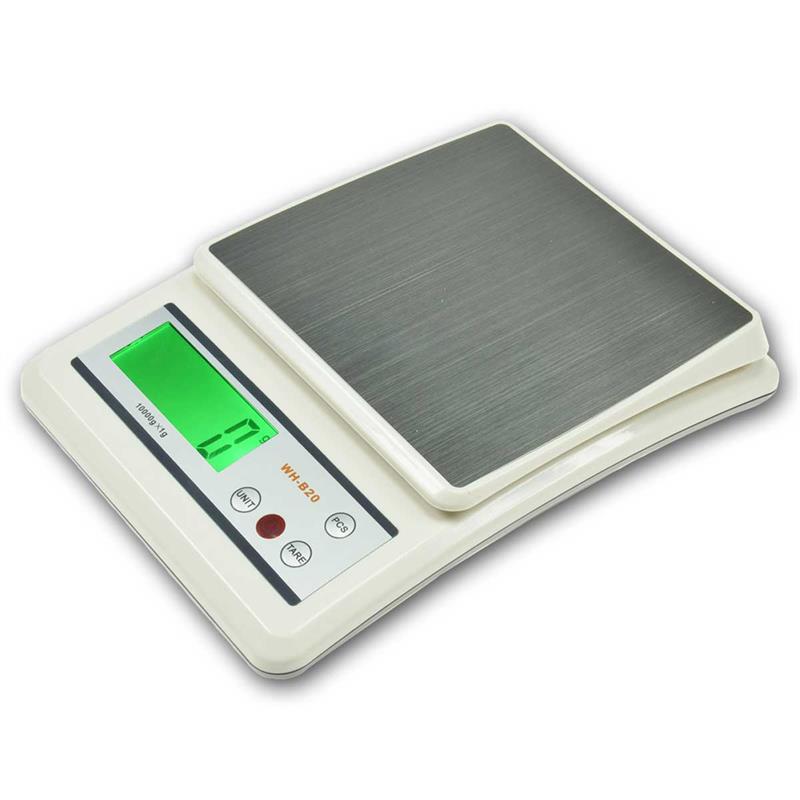 Digitale Präzisionswaage 0-10kg, Küchenwaage mit Tarafunktion