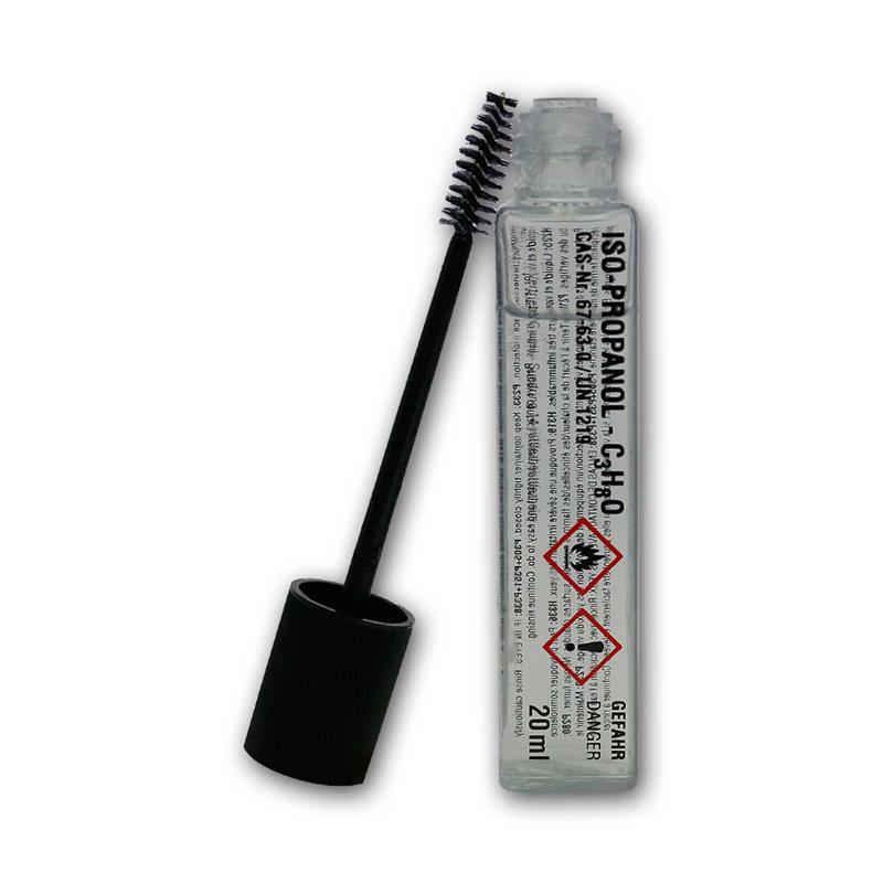 Nadelpflege-Set, Reinigungslösung 20ml & Carbonfaser-Bürste