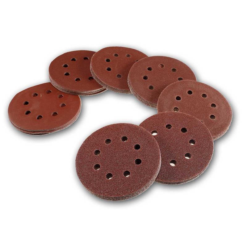 Schleifscheiben Ø125mm, Klettrücken, 70 Stück, K40 bis K600