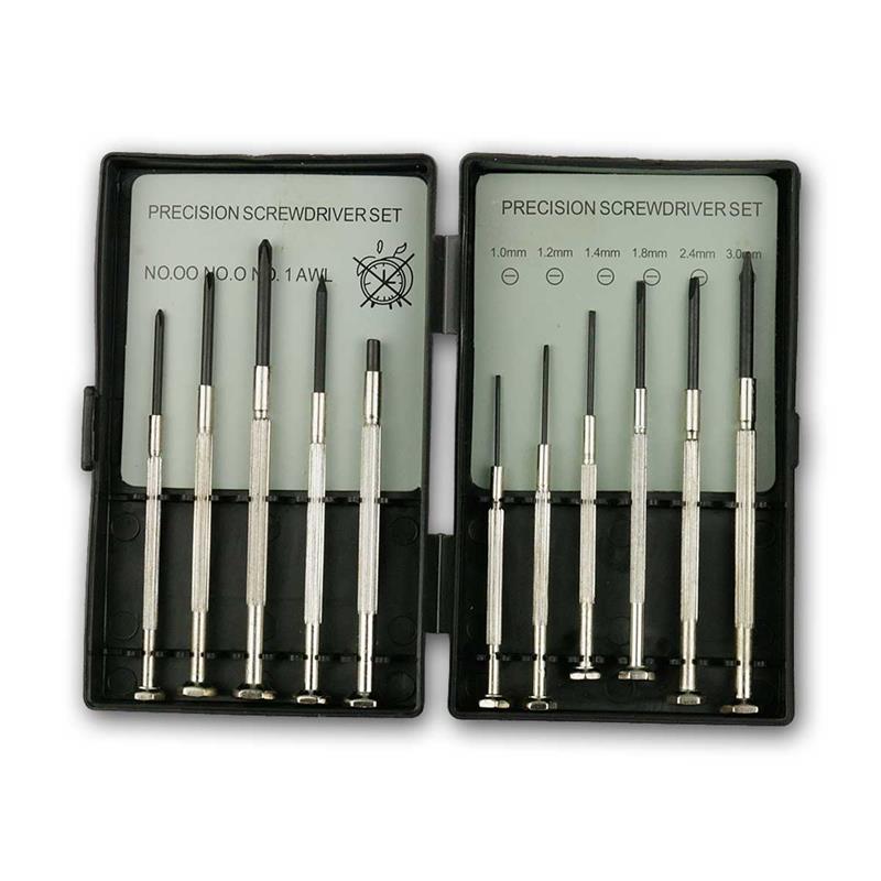 Feinmechaniker Schraubendreher 11-teilig, inkl. Kunststoffbox