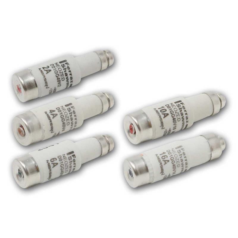 NEOZED Schmelzsicherung, Sicherung D01, verschiedene Sets