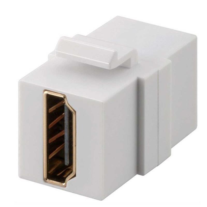 HDMI Modul Doppel-Buchse mit vergoldeten Kontakten, 4K fähig