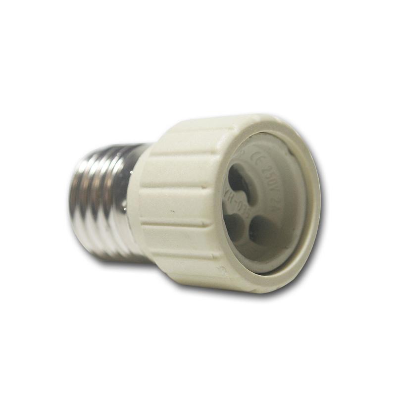 Lampenadapter E27 Sockel auf GU10 Fassung, Lampenfassung
