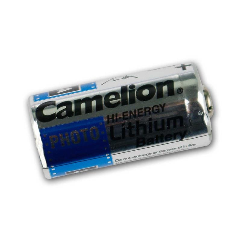 CAMELION, Foto Lithium Batterie CR123A, 1300mAh bis 2V