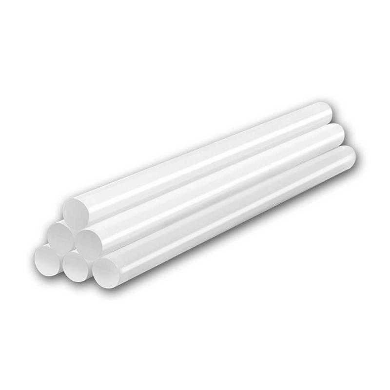 Heißklebestifte, Durchmesser 11,2mm, 6er Pack, transparent