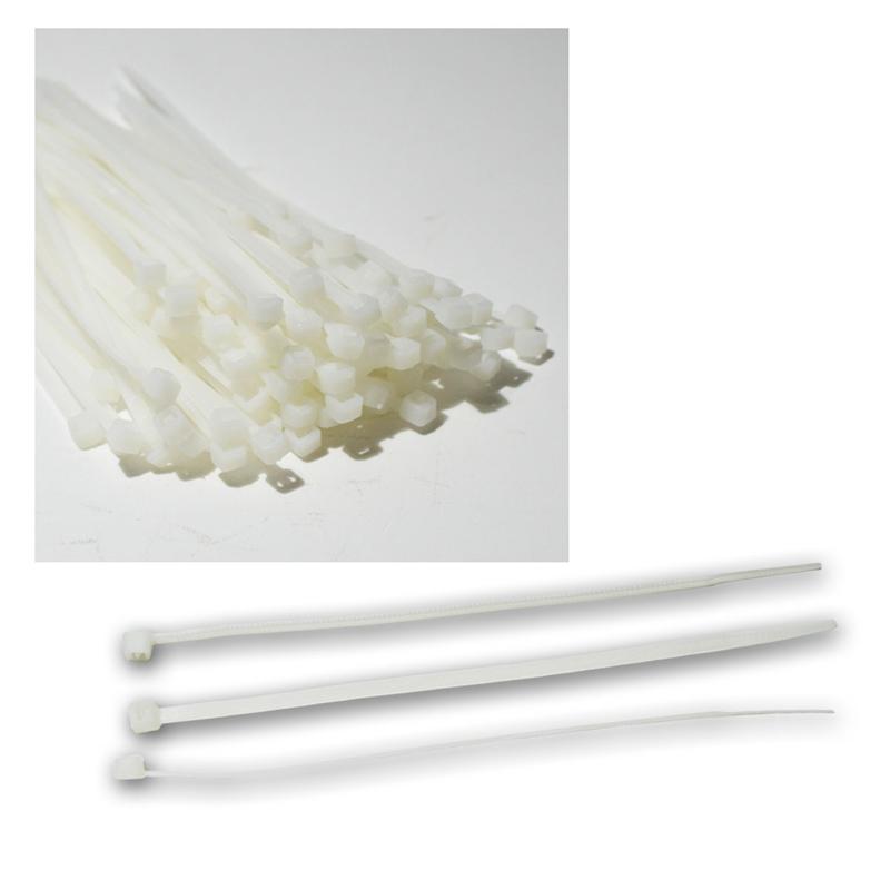 Kabelbinder 150mmx4mm, transparent, Drahtbinder, Kabelband