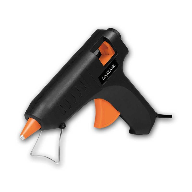 Mini-Heißklebepistole, 230V/20W, 2 Patronen Ø11mm, Standfuß