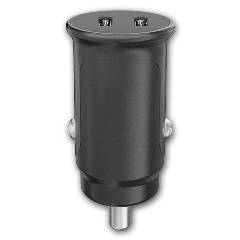 USB-C Auto-Ladeadapter, Power Delivery, 12V/24V, 30W, 2-fach