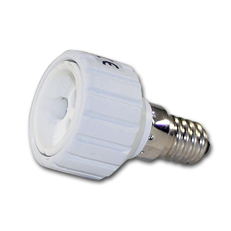 Lampenadapter GU10 Sockel auf E14 Fassung, Lampenfassung