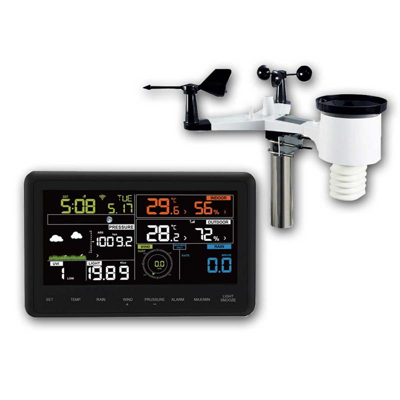 WLAN Wetterstation "CTW-902 WiFi", LIVE Daten, Smart App