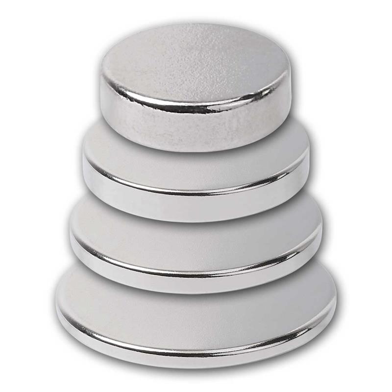 Neodym-Magnet Sets, runde Magnete, starker Halt, Höhe 3mm