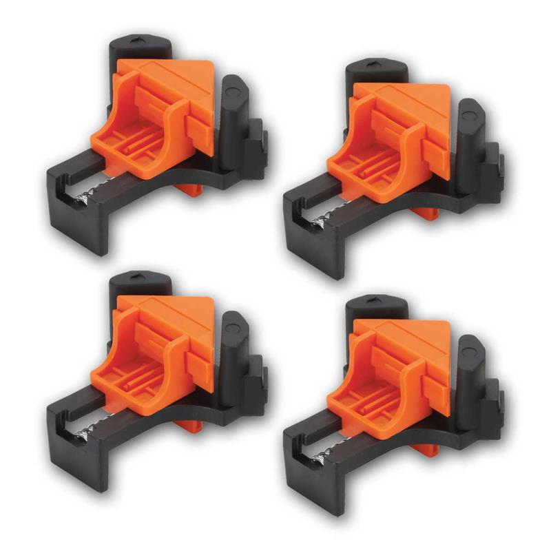 4er Set 90° Winkel-/Ecken-/Rahmenspanner, Einhand-Bedienung