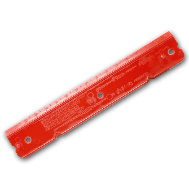 Anreiß-Schablone für Installationsdosen, Abstand 71mm & 91mm