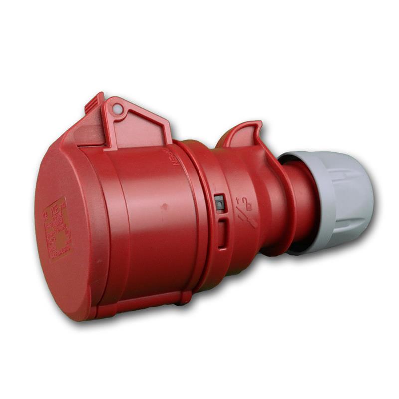 CEE Kupplungs-Steckdose 5polig, Kraftsteckdose 230/400V, 16A