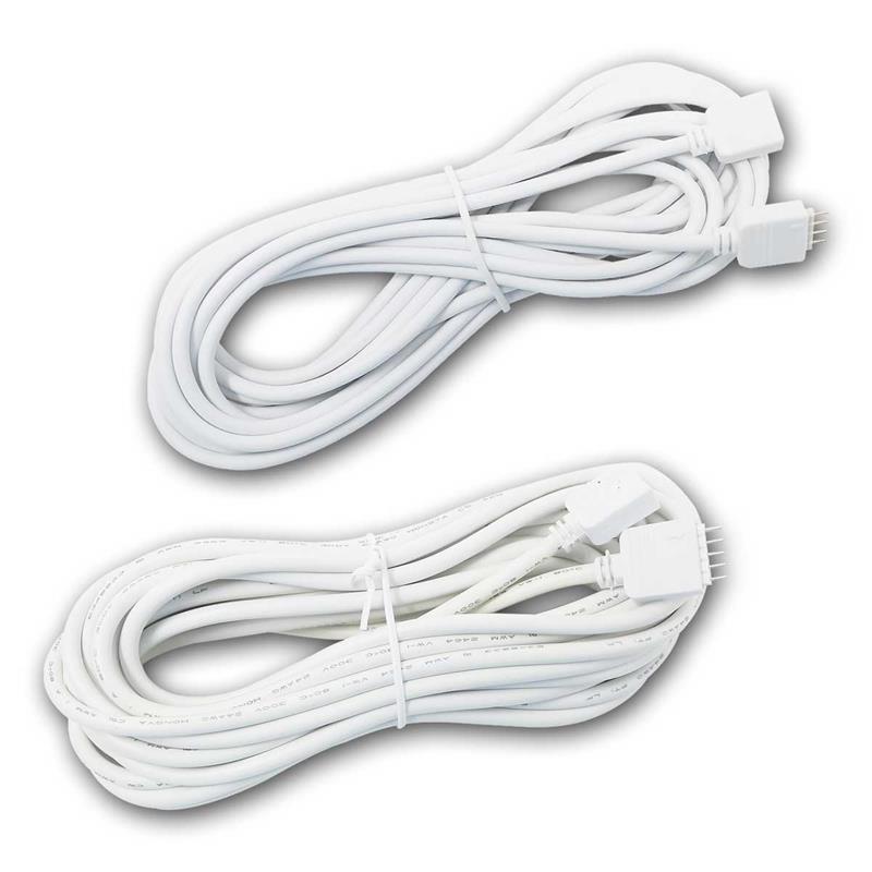 Verlängerungskabel für RGB / RGBW Streifen, Stecker & Buchse