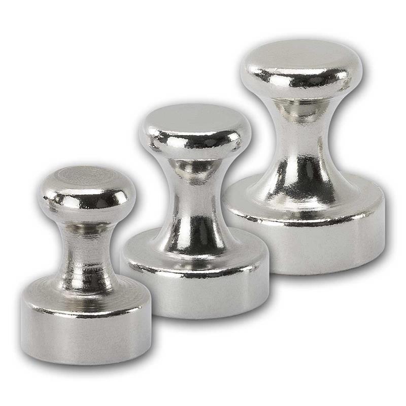 Neodymmagnet-Sets, Magnet Pins in Kegelform mit Maxi-Power