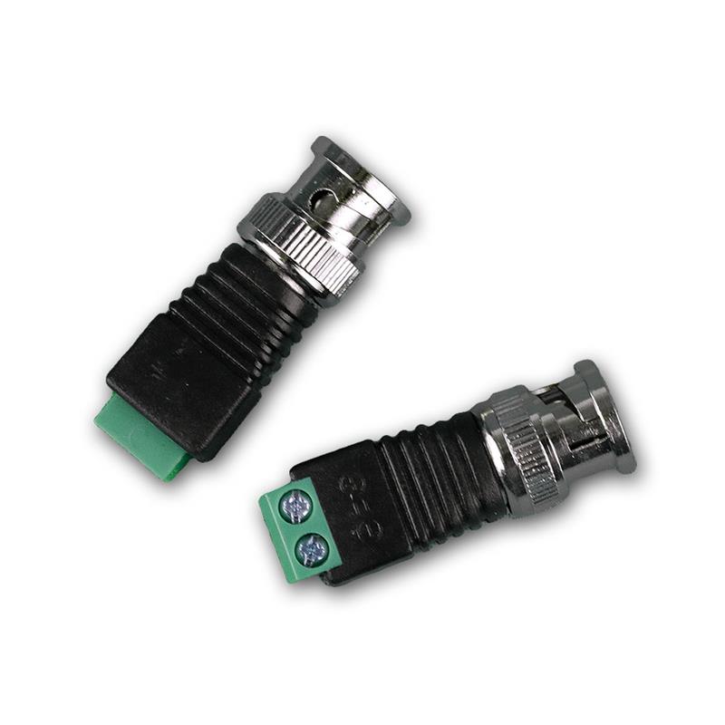 BNC Stecker, schraubbar, 2er Set BNC Adapter, Kabel Verbinder
