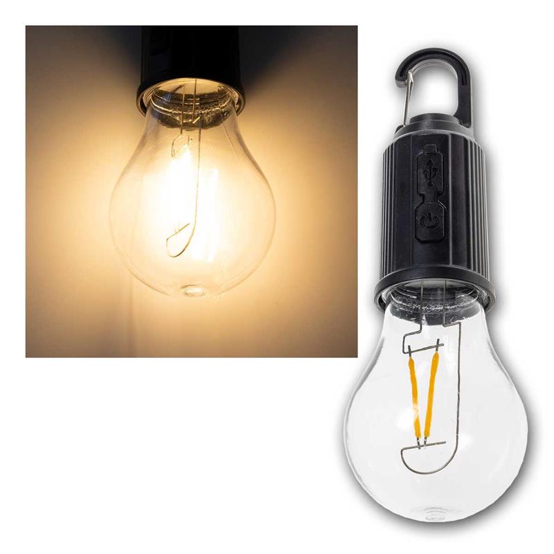 LED Hängelampe "CT-KL3", warmweiß, Akkubetrieb, dimmbar