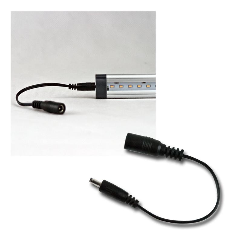 Adapterkabel für "CT-FL" Lichtleisten, 3,5mm auf 5,5 / 2,1mm