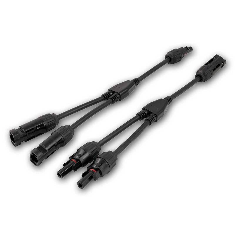 2er Set Y-Stecker Adapterkabel, 1500V/30A, MC-4 kompatibel