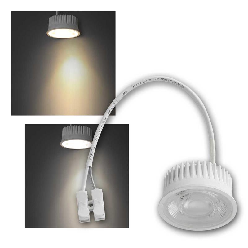 230V LED Leuchteneinsatz "BRONN", 2,5W COB LED, 450lm