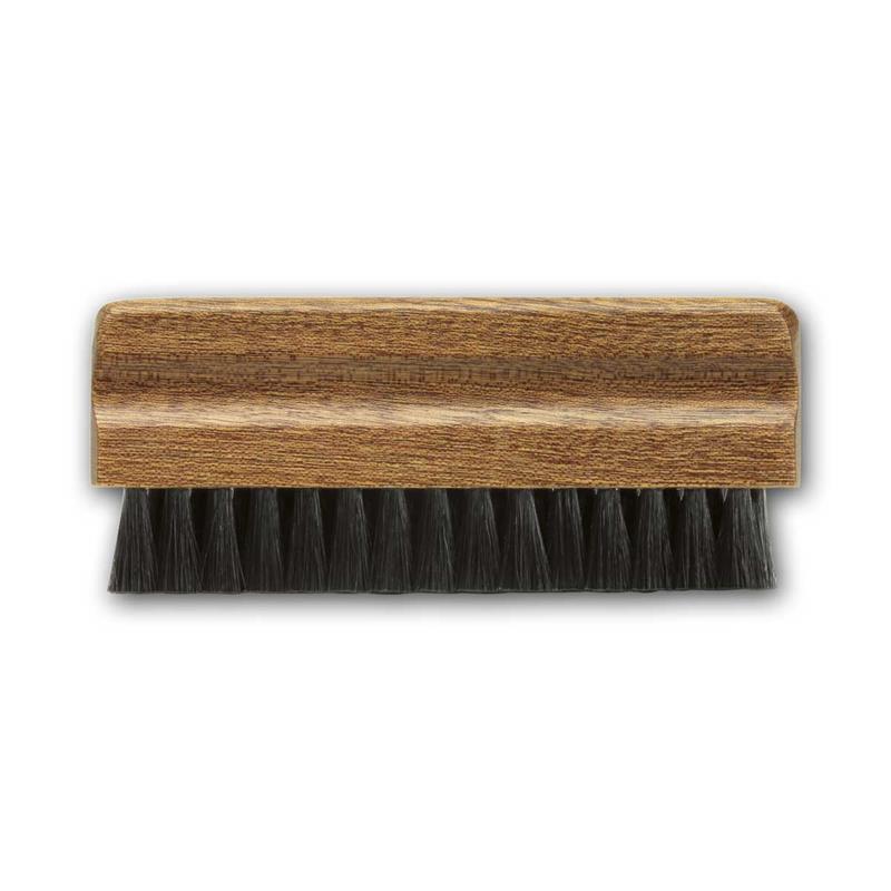 Reinigungsbürste für Vinyl Platten, Nylonborsten & Holzgriff