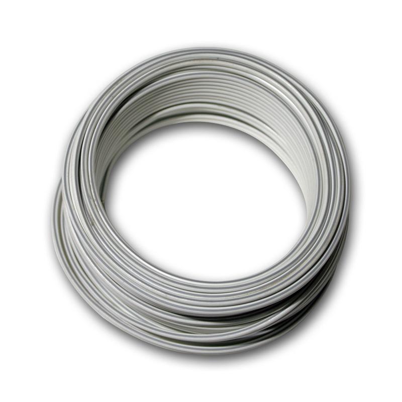 10m LED Kabel Zwillingslitze, LIYZ 2 x 0,75mm², weiß 2-adrig