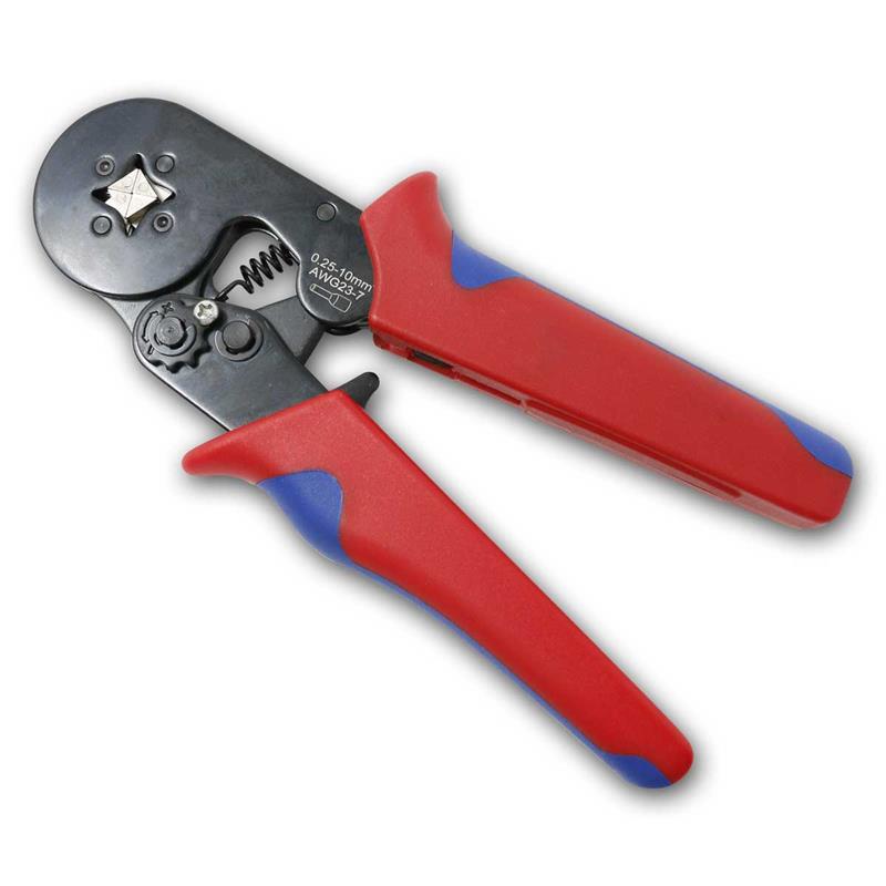Presszange für Aderendhülsen 0,25-10mm², Vierkant-Pressklaue