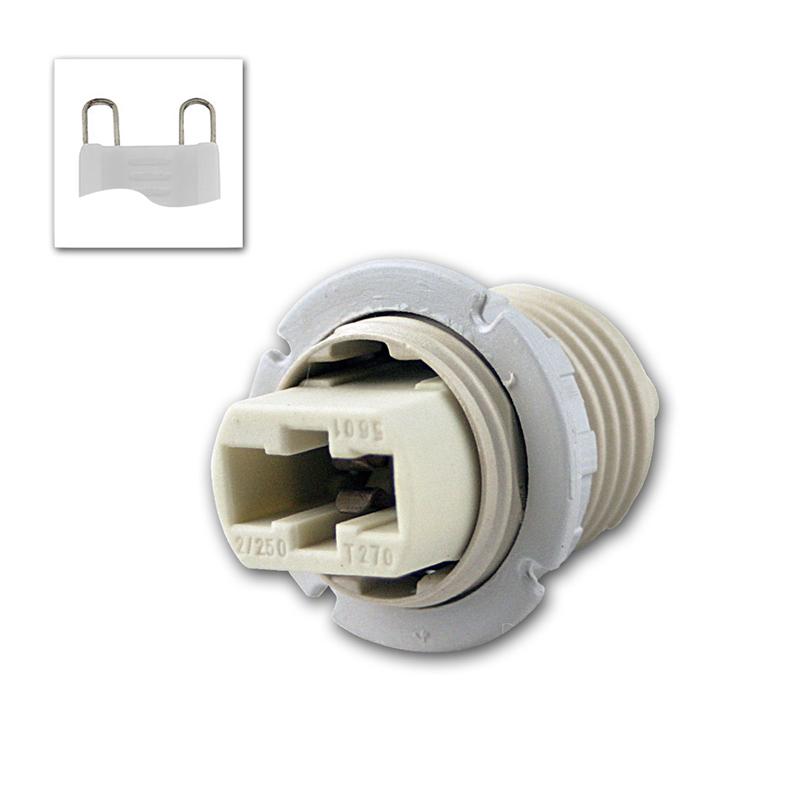 Hochvolt-Fassung f. Leuchtmittel mit G9 Sockel, Ø 20,8mm