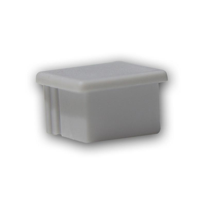 Endkappe Aluminium-Profil "POLARUS", Kunststoff, silber-grau