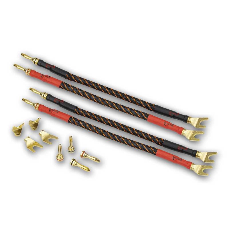 Lautsprecherkabel-Brücke Bi-Wire, 14AWG, 2x 2,5mm², 4er Set