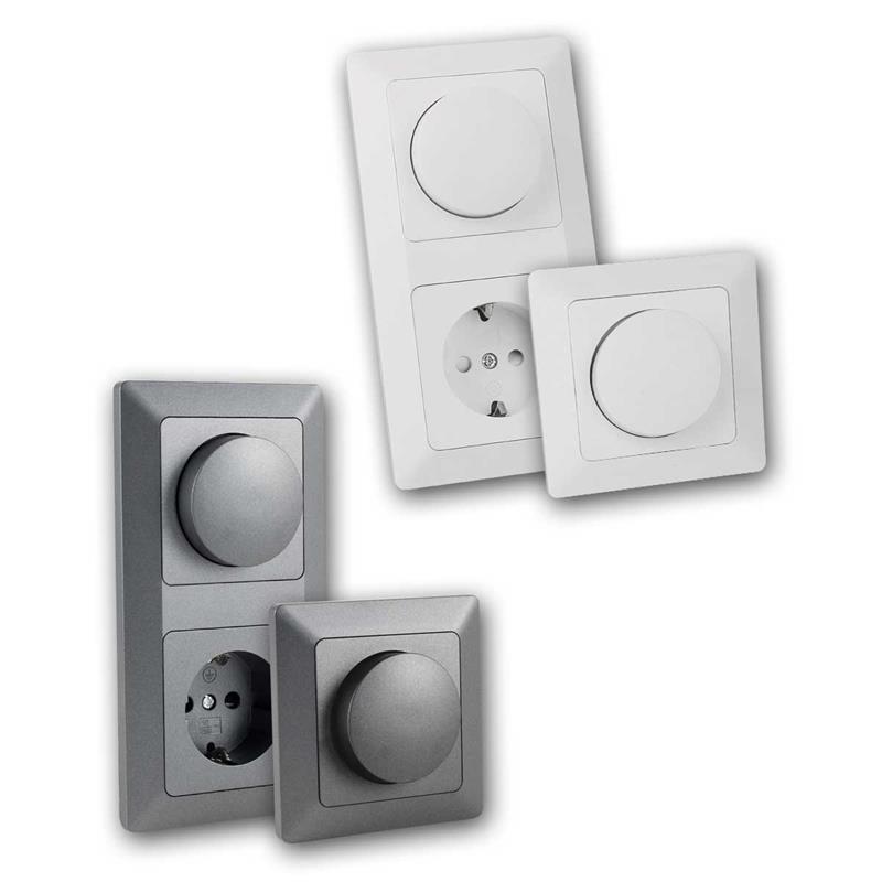 MILOS LED Dimmer, Dimmschalter 3-35W, Unterputz, 2-Draht
