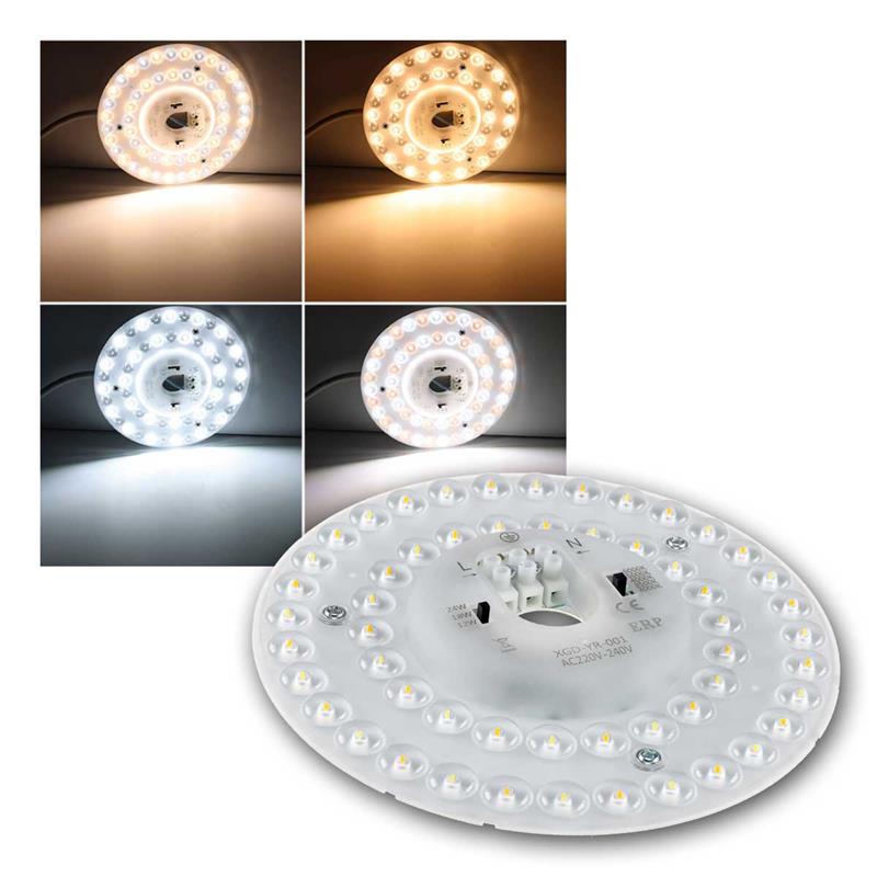 LED Modul "UM1224cct", Helligkeit & Lichtfarbe schaltbar