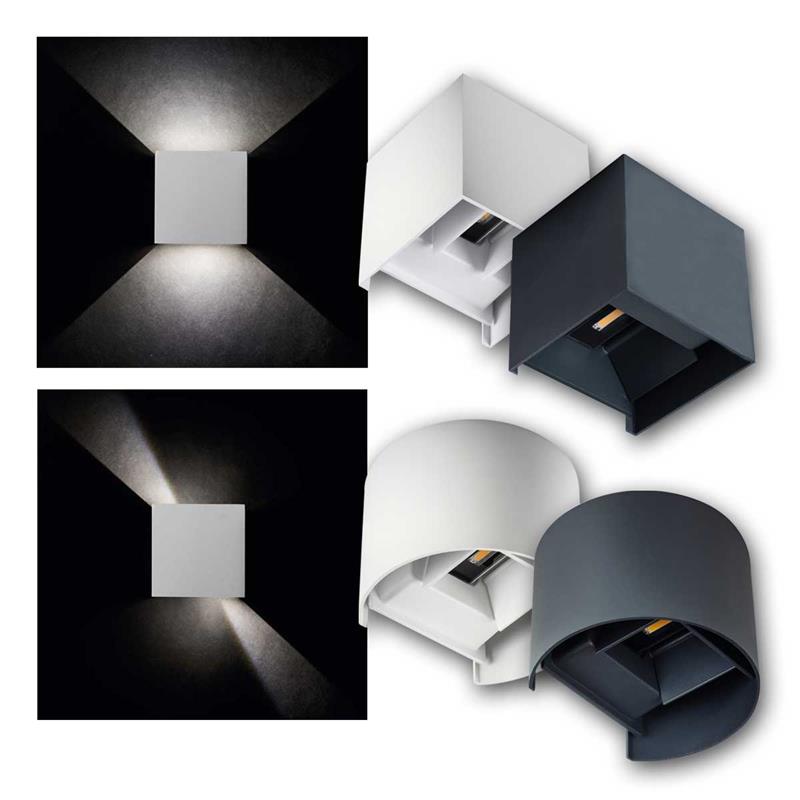 LED Leuchte "REKA", 230V/7W, neutralweiß, Aluminium, IP54