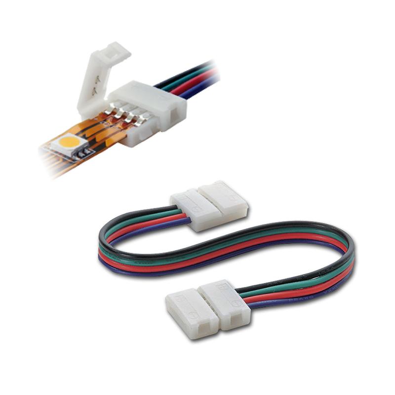 LED Clip Verbinder "Easy", 4-polig, werkzeugfrei, 20er Pack