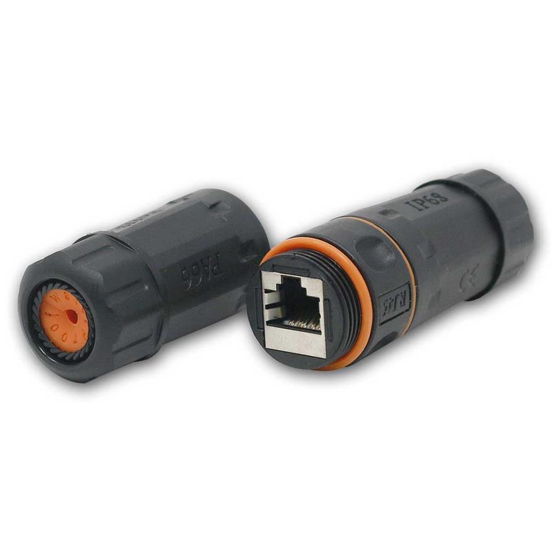 CAT6a Patchkabelkupplung, CAT6a RJ45 Kupplung, 10G, IP68